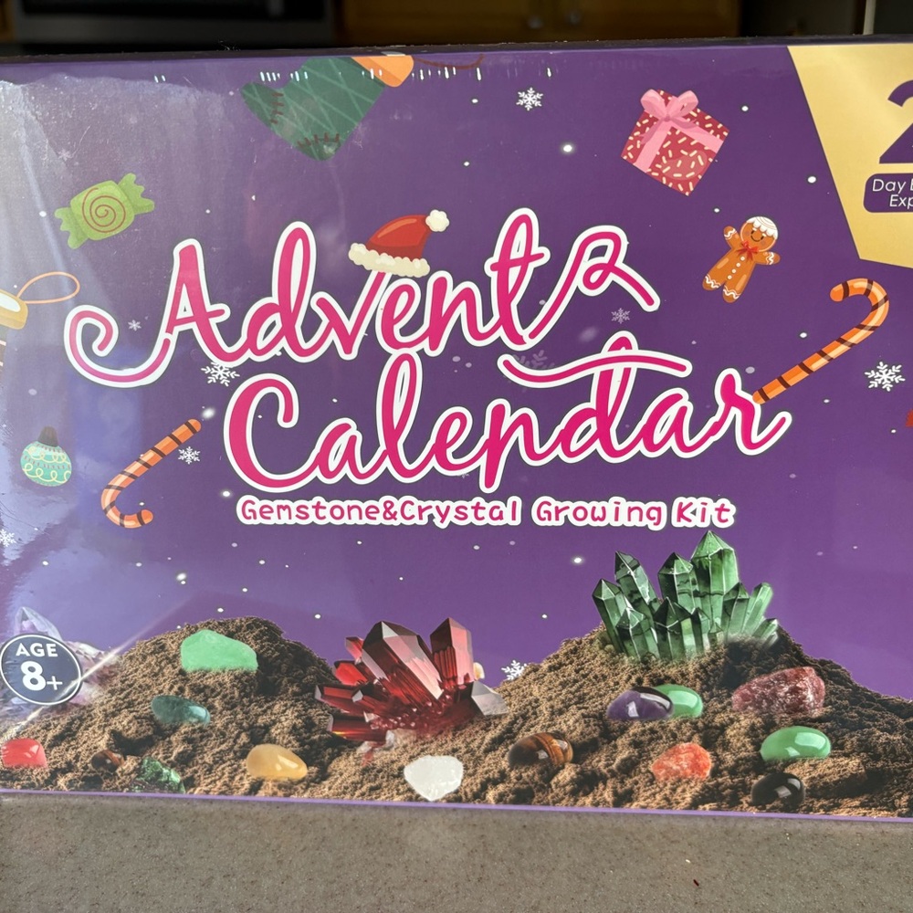 Advent Calendar Gemstone & Crystal Growing Kit